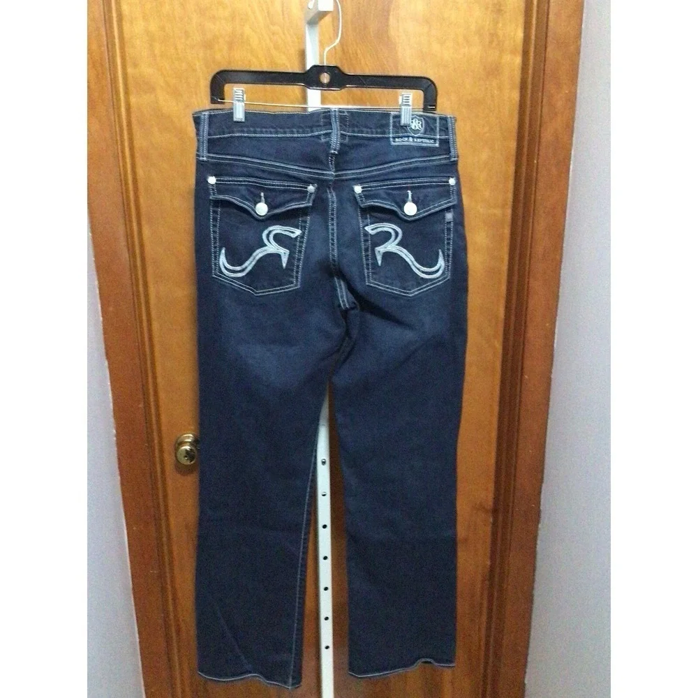 ROCK &‎ REPUBLIC - Men's Dark Rinse Jeans - SIZE 34/34